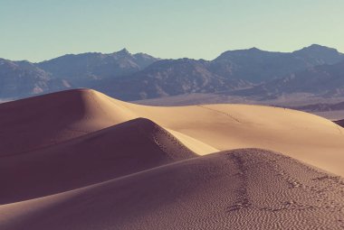kum tepeleri Ölüm Vadisi Milli Parkı, Kaliforniya, ABD