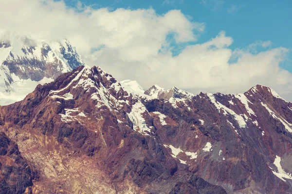 Beautiful Mountains Landscapes Cordillera Huayhuash Peru South America — Stock Photo, Image