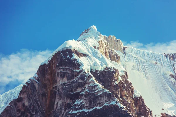 Красивые Горные Ландшафты Cordillera Huayhuash Peru South America — стоковое фото