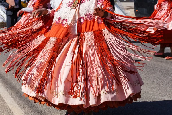 Authentic Peruvian Dance City Street — Stock Photo, Image