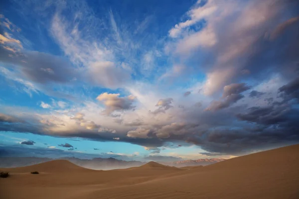 Homokdűnék Death Valley Nemzeti Park Kalifornia Usa — Stock Fotó