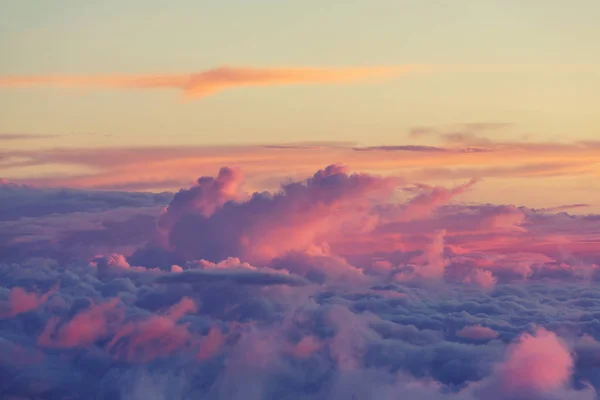 Hermosa Vista Sobre Las Nubes Las Montañas — Foto de Stock