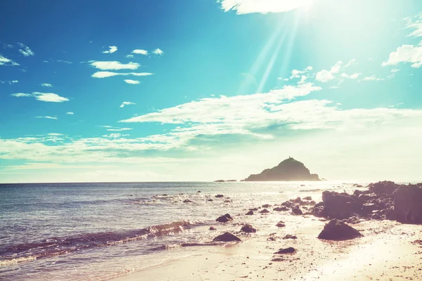 Fantastiske Hawaiian Strand Smukke Natur Landskab - Stock-foto