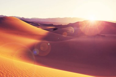 kum tepeleri Ölüm Vadisi Milli Parkı, Kaliforniya, ABD