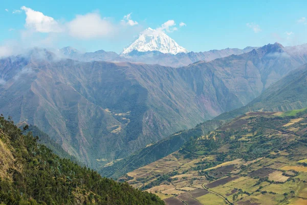 Beautiful Mountains Landscapes Cordillera Huayhuash Peru South America — Stock Photo, Image