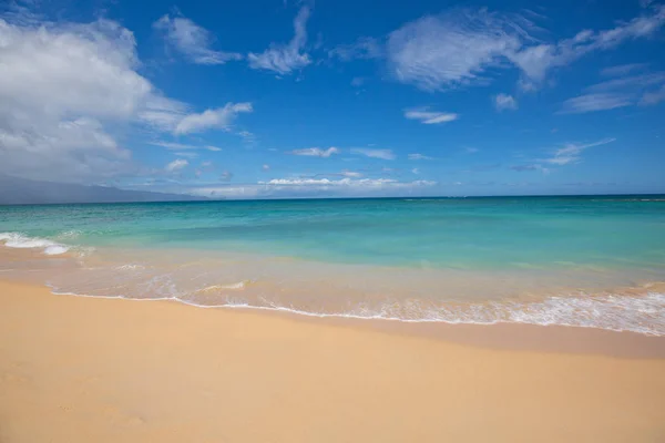 Fantástica Vista Panorâmica Praia Havaiana — Fotografia de Stock