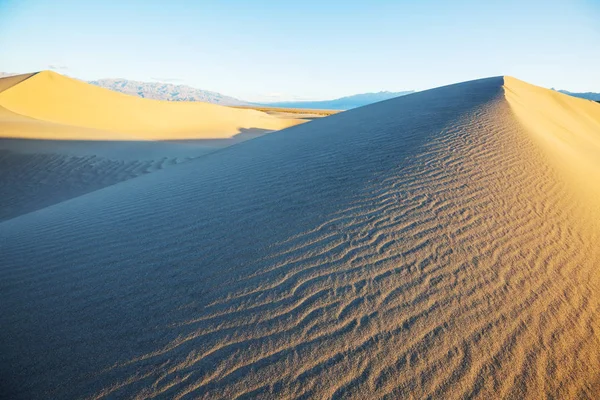 Duinen Death Valley National Park Californië Verenigde Staten — Stockfoto