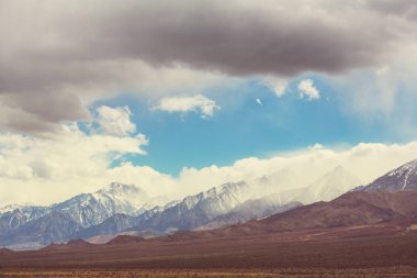 Sierra Nevada Dağları doğal görünümü 