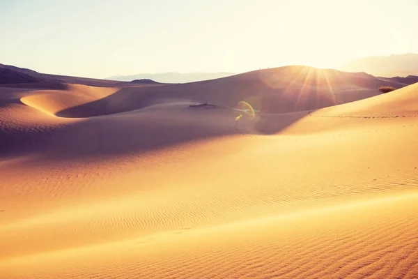 Sanddynerna Death Valley National Park Kalifornien Usa — Stockfoto