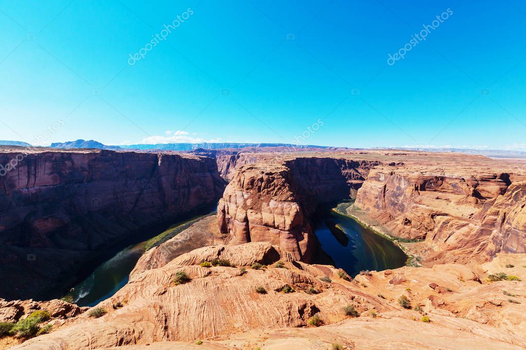 Horseshoe Bend Page Utah — Stock Photo © kamchatka 200904030