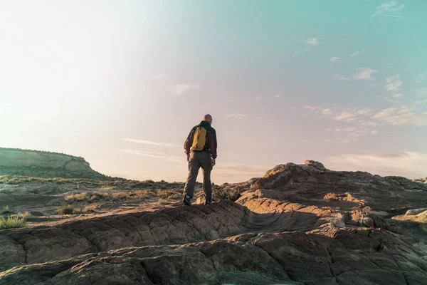 Utah dağlarda yürüyüş