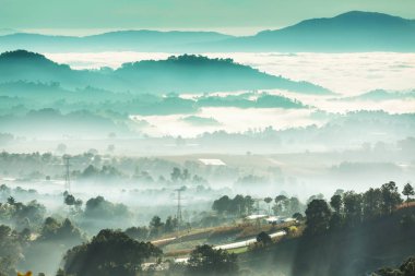 Guatemala 'da inanılmaz dağlar var.