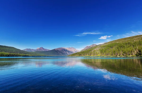 Pintorescos Picos Rocosos Del Parque Nacional Glaciar Montana — Foto de Stock