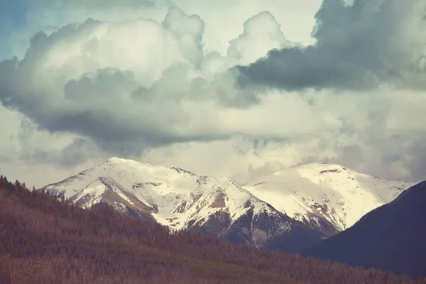 Vue Pittoresque Sur Montagne Dans Les Rocheuses Canadiennes Été — Photo