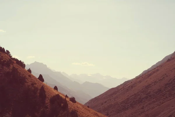 Krásné Vysoké Hory Pamir — Stock fotografie