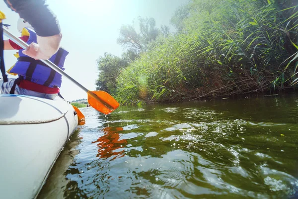 Rafting Team Summer Extreme Water Sport — Stock Photo, Image