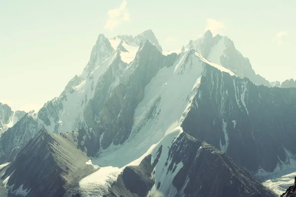 Pamir Güzel Yüksek Dağın — Stok fotoğraf
