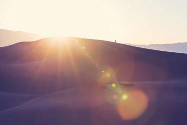 kum tepeleri Ölüm Vadisi Milli Parkı, Kaliforniya, ABD