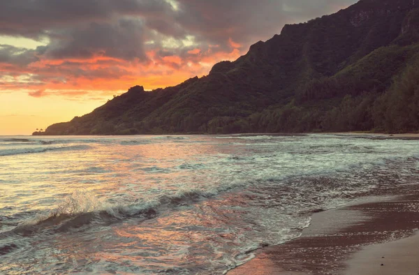 Geweldige Hawaiian Beach Schilderachtig Uitzicht — Stockfoto