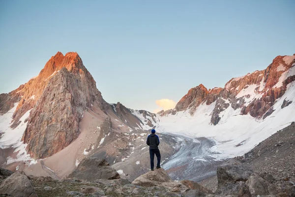 Güzel manzara Fann dağlar, Tacikistan