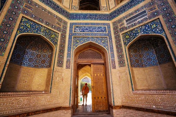 Medrese Starobylém Městě Bukhara Uzbekistán — Stock fotografie