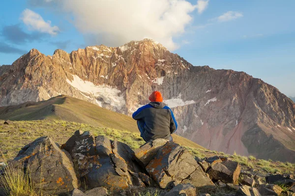 Beautiful Landscape Fann Mountains Tajikistan — Stock Photo, Image