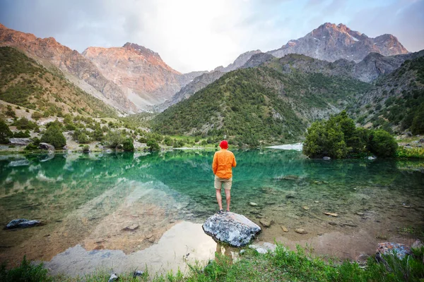 文芳山风景秀丽 塔吉克斯坦 — 图库照片