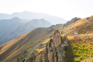 Tashent city, Özbekistan yakınındaki Çimgan dağlar
