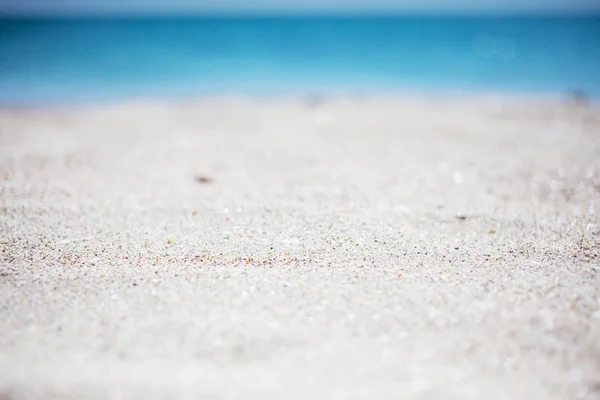Suddig Beach Bakgrund Vacker Utsikt — Stockfoto