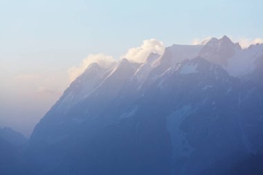 Güzel manzara Fann dağlar, Tacikistan