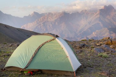 Güzel manzara Fann dağlar, Tacikistan