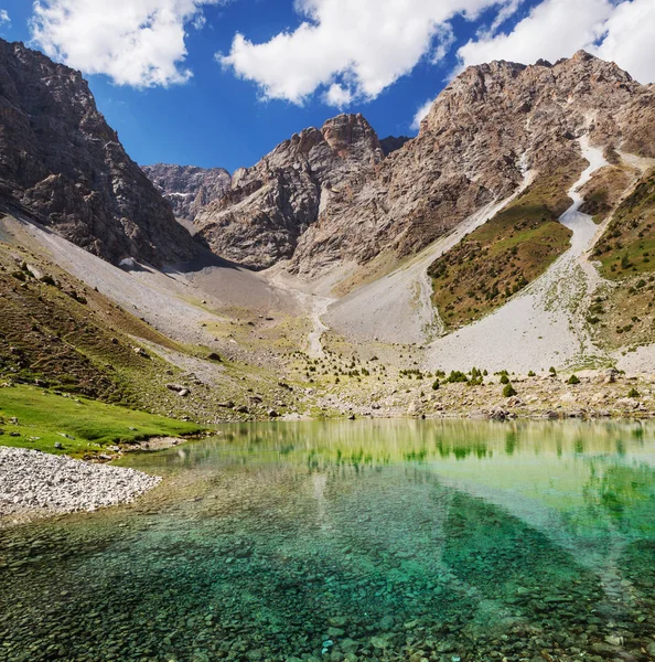 Piękny Spokojny Jeziora Górach Fann Oddział Pamir Tadżykistanie — Zdjęcie stockowe