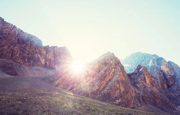 Hermoso Paisaje Las Montañas Fann Tayikistán — Foto de Stock