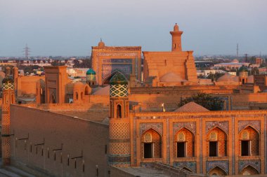 Hiva, Özbekistan antik kenti. UNESCO Dünya Mirası