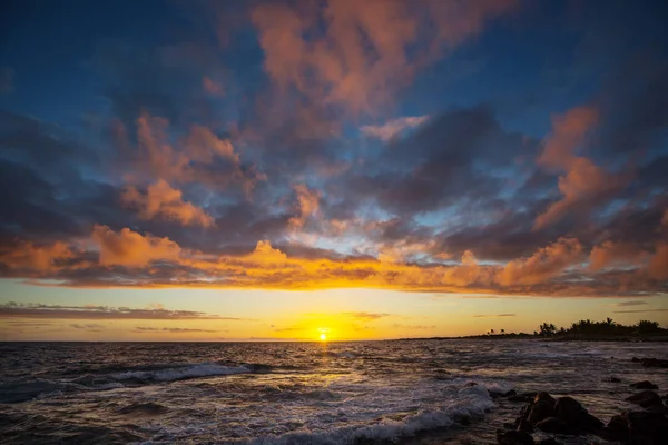 Erstaunliche Hawaiianische Strand Malerische Aussicht — Stockfoto