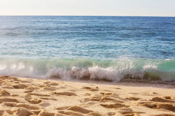 Fantástica Vista Panorâmica Praia Havaiana — Fotografia de Stock