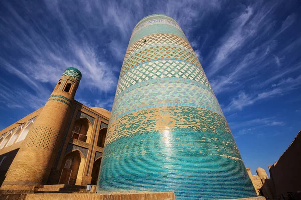 Starożytne Miasto Khiva Uzbekistan Listę Światowego Dziedzictwa Unesco — Zdjęcie stockowe