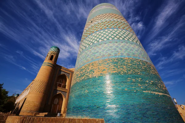 Starożytne Miasto Khiva Uzbekistan Listę Światowego Dziedzictwa Unesco — Zdjęcie stockowe