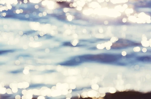 Светлый Фон Боке Море — стоковое фото