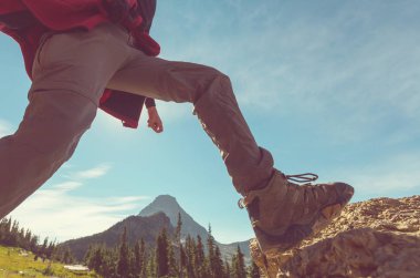 Buzul Ulusal Parkı 'nda yürüyüş, Montana