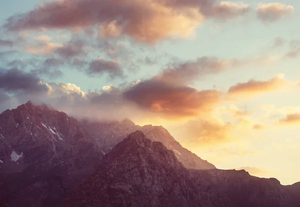 Vakkert Landskap Fanns Mountains Tadsjikistan – stockfoto