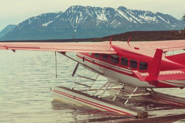 Deniz uçağı olarak Alaska yakın çekim 