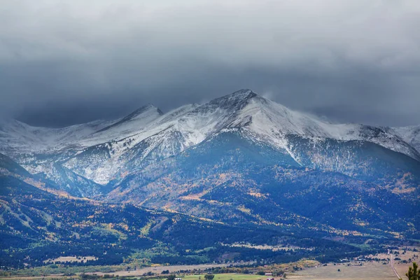 Automne Jaune Coloré Dans Colorado États Unis Saison Automne — Photo