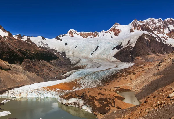 Laguna Torre Los Glaciales Patagonië Argentinië — Stockfoto