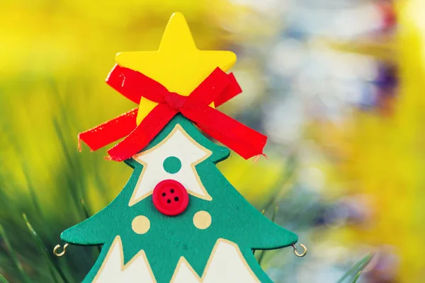 Bonita Decoração Natal Tradicional Closeup — Fotografia de Stock