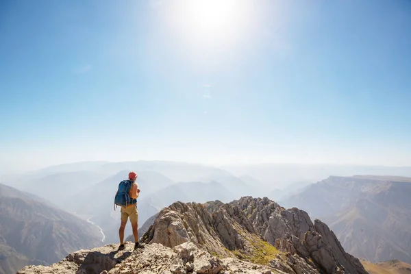 Randonnée Dans Les Montagnes Chimgan Ouzbékistan — Photo