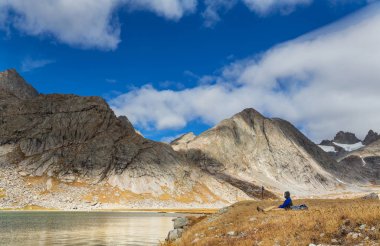 Rüzgar nehri aralığında Wyoming, ABD fiyatı. Sonbahar sezon.