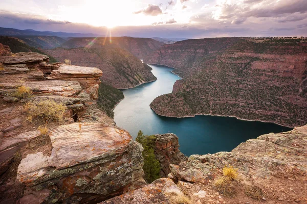 Flaming Gorge Friluftsområde — Stockfoto