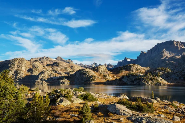 Caminhada Wind River Range Wyoming Eua Temporada Outono — Fotografia de Stock