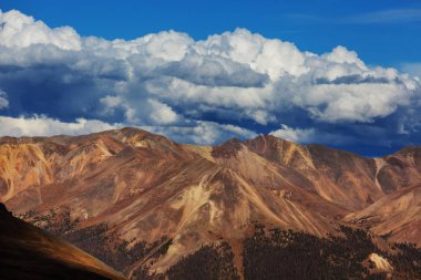 Colorado 'daki Dağ Manzarası Rocky Dağları, Colorado, ABD.